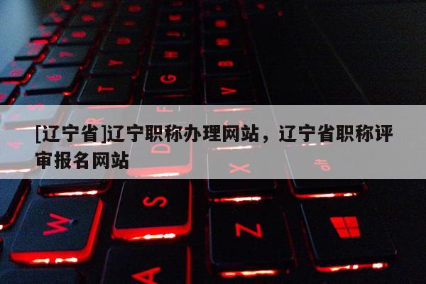 [辽宁省]辽宁职称办理网站，辽宁省职称评审报名网站